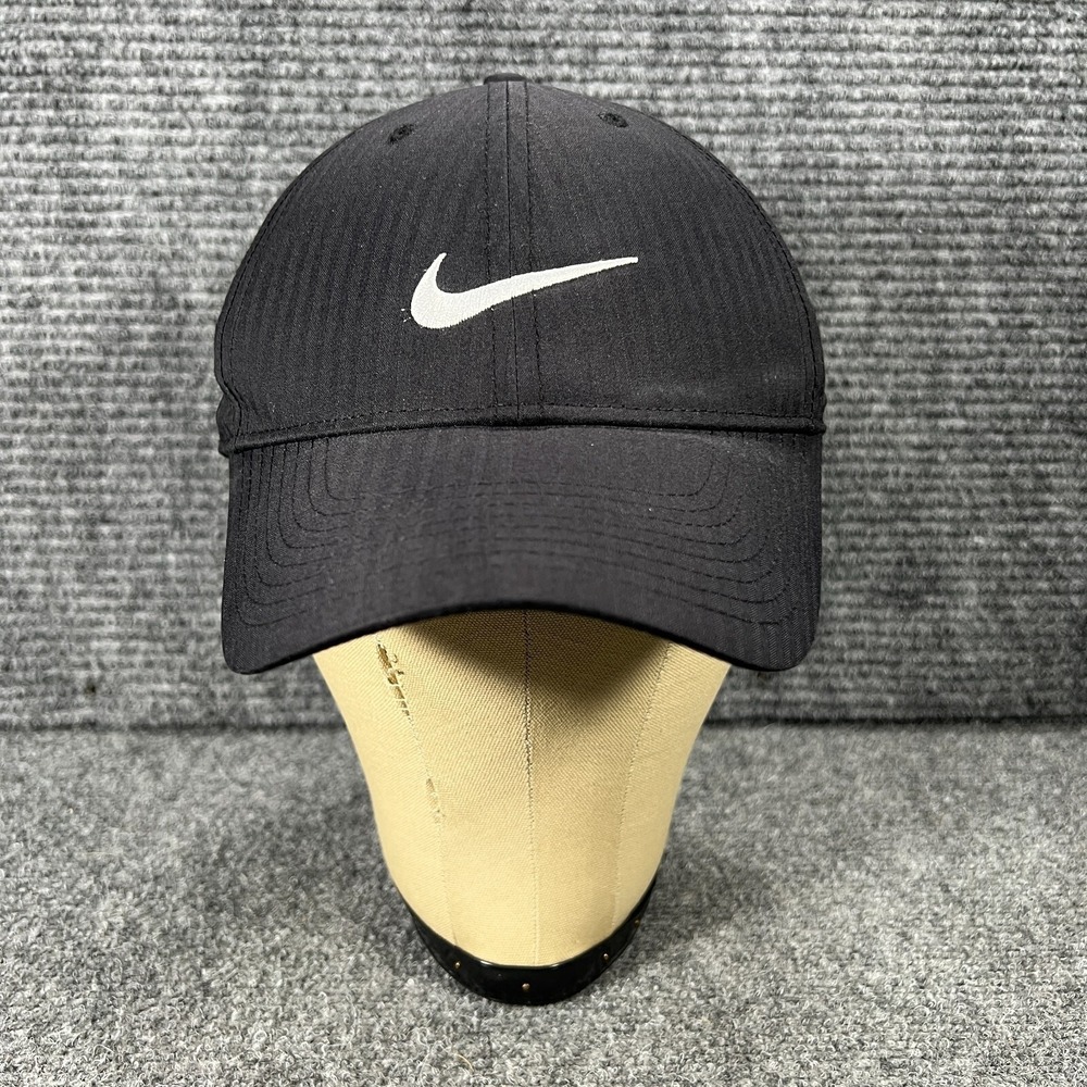Nike Hat Cap Legacy91 Black Adjustable OSFM Dri Fit Casual Lightweight Golf